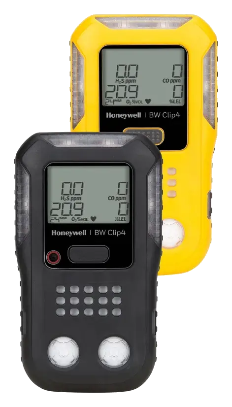 Безобслуговуваний чотиригазовий детектор Honeywell BW Clip4